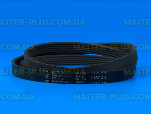 Ремінь 1187 J5 «Hutchinson» чорний для пральної машини