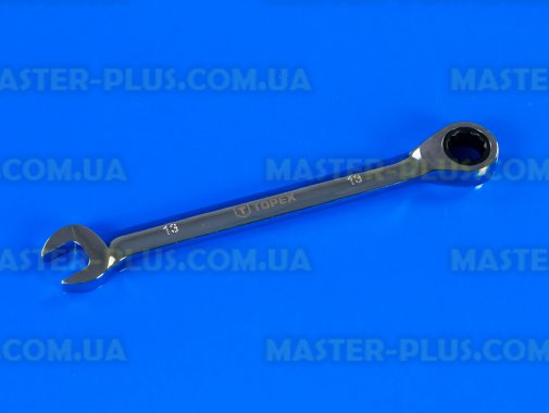 Ключ трещоточный 13мм длина 180мм TOPEX 35D743