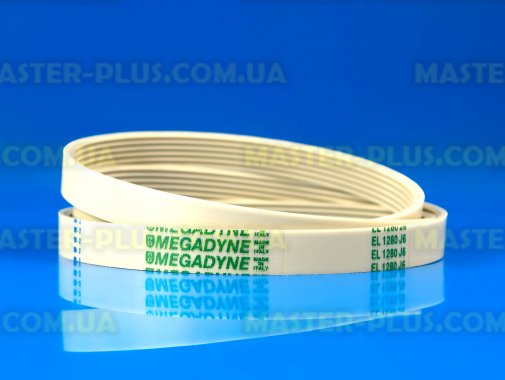 Ремень 1280 J6 EL «Megadyne» желтый для стиральной машины