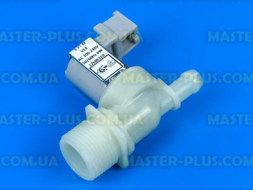 Клапан впускний 1/180 зі спареною фішкою для пральної машини