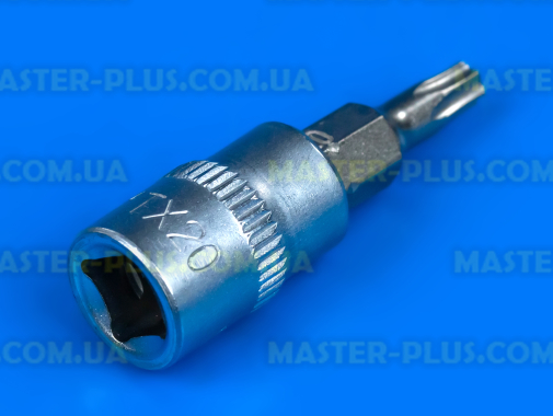 Головка торцевая 1/4" с насадкой Torx T20 Yato YT-04304