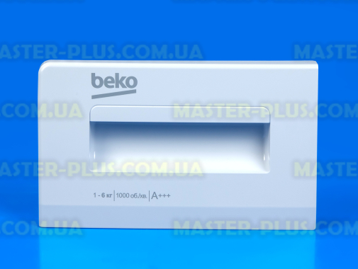 Передняя панель лотка порошкоприемника Beko 1912504027 для стиральной машины
