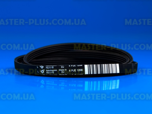 Ремінь 1208 J4 EL «Hutchinson» чорний для пральної машини