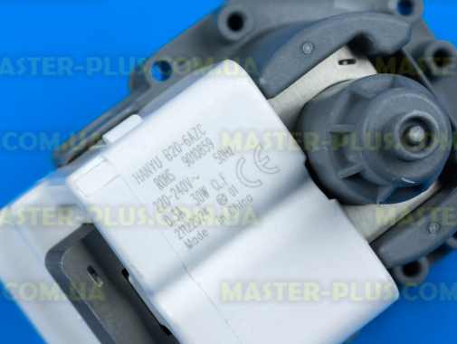 Насос (помпа) 30W на 3 засувках клеми разом спереду HANYU B20-6AZC для пральної машини