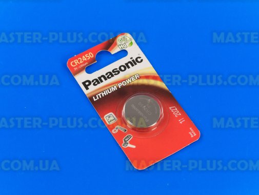 

Батарейка Panasonic CR 2450 BLI 1шт Lithium (CR-2450EL/1B)