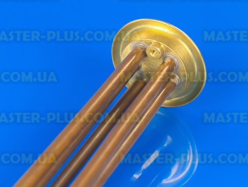 ТЭН Thermowatt типа Thermex 2.0 кВт медь. с трубками под 2 термостата, латунный фланец для бойлера