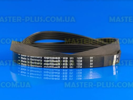 Ремінь 1228 J5 EL «Optibelt» чорний для пральної машини
