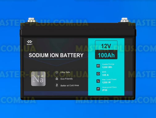Натрий-ионный аккумулятор BIWATT PCS-12100-02 1.2кВтh 12В