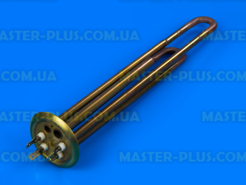 ТЕН Thermowatt типу Thermex 2.0 кВт мідь. з трубками під 2 термостата, латунний фланець для бойлера