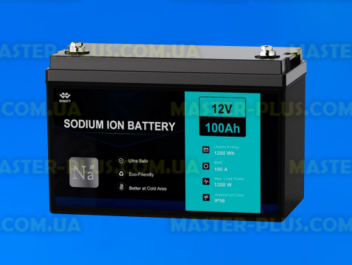 Натрий-ионный аккумулятор BIWATT PCS-12100-02 1.2кВтh 12В