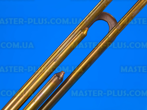 ТЕН Thermowatt типу Thermex 2.0 кВт мідь. з трубками під 2 термостата, латунний фланець для бойлера