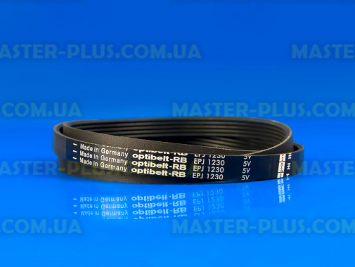 Ремінь 1230 J5 EL «Optibelt» чорний для пральної машини