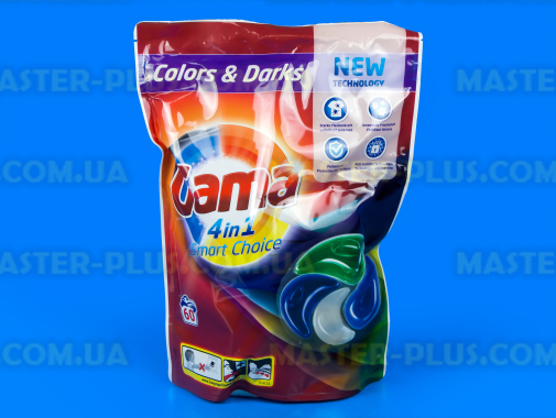 Капсули для прання Gama 4 in 1 Universal 60 шт