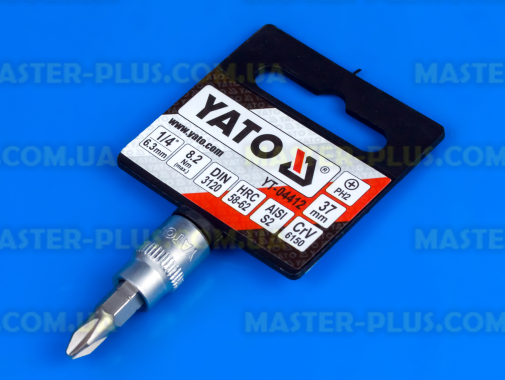 Головка торцевая 1/4" с насадкой PH2 Yato YT-04412
