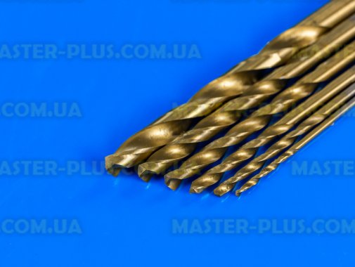 Набір свердел по металу HSS-TiN 2-8 мм 6 шт Yato YT-44673