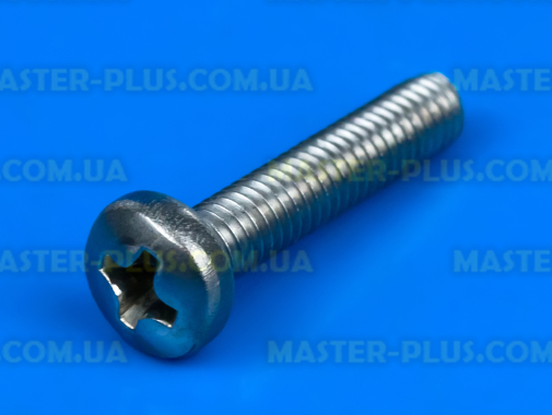Гвинт М4*20 з напівкруглою шляпкою (нержавійка) DIN 7985