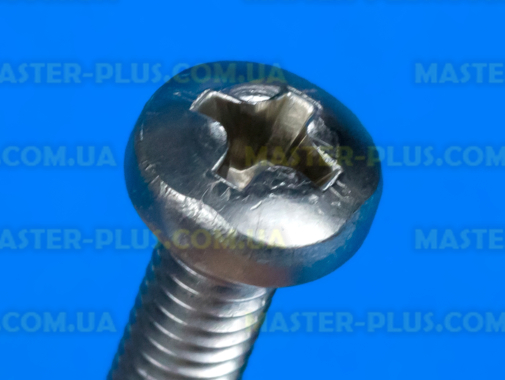 Гвинт М4*20 з напівкруглою шляпкою (нержавійка) DIN 7985