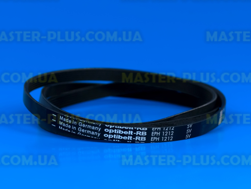 Ремінь 1 212 H6 EL «Optibelt» чорний для пральної машини