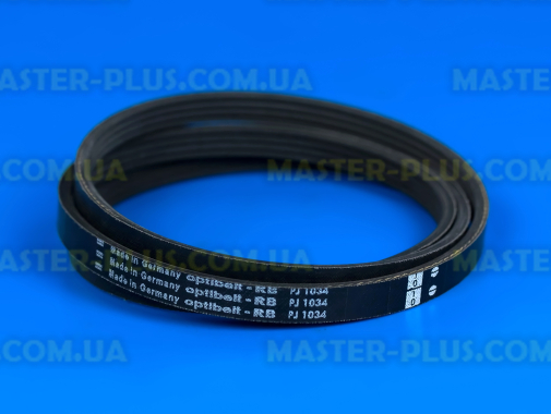 Ремень 1034 J4 «Optibelt» черный для стиральной машины