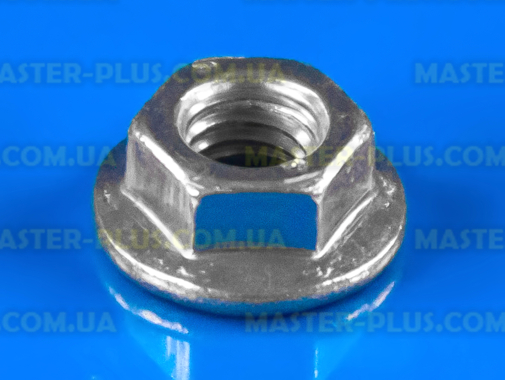 Гайка М5 с зубчатым фланцем (оцинкованная) DIN 6923