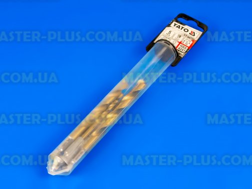 Набір свердел по металу HEX 1/4 &quot;4-10 мм 5 шт Yato YT-44700