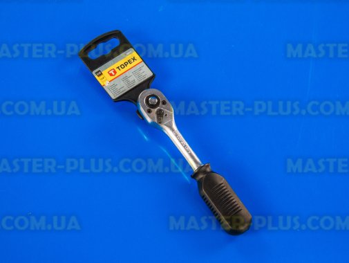 Трещотка 1/4&quot; реверсивная 150мм TOPEX 38D502