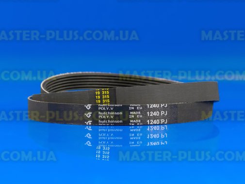 Ремінь 1240 J6 «Hutchinson» чорний для пральної машини