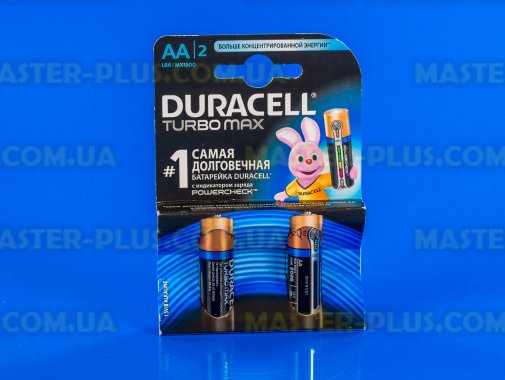 Батарейка Duracell AA (LR06) MX1500 Turbo 2шт (5000394069183 / 81546724) 