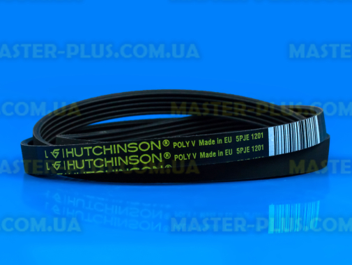 Ремінь 1201 J5 EL «Hutchinson» чорний для пральної машини