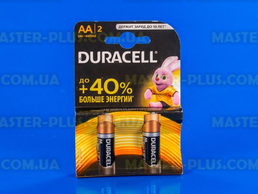 Батарейка Duracell AA (LR6) MN1500 Basic 2шт (5000394058163 / 81551267)