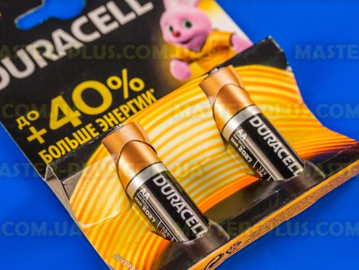 Батарейка Duracell AA (LR6) MN1500 Basic 2шт (5000394058163 / 81551267)