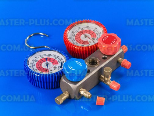 Манометрический коллектор двухвентильный Whicepart MG-1002