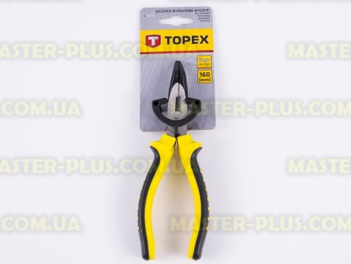 Круглогубці 160 мм загнуті TOPEX 32D103