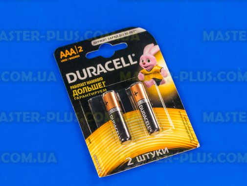 Батарейка Duracell AAA (LR03) MN2400 2шт (5000394058170 / 81484984)