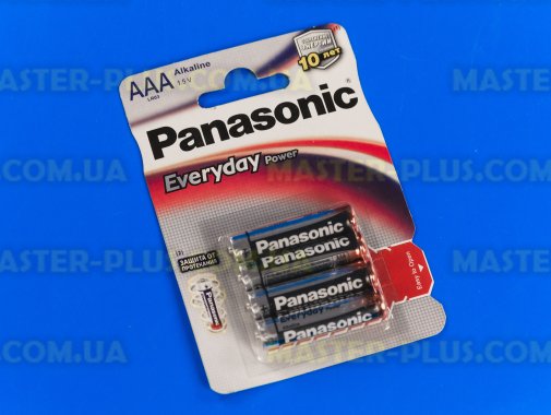 Батарейка Panasonic Everyday Power AAA BLI 4 шт Alkaline (LR03REE/4BR)