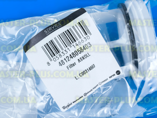 Крышка насоса (Фильтр) Whirlpool 481248058403 для стиральной машины