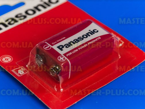 Батарейка Panasonic Red Zinc RF22 BLI 1шт Zinc-Carbon (6F22REL/1BP)