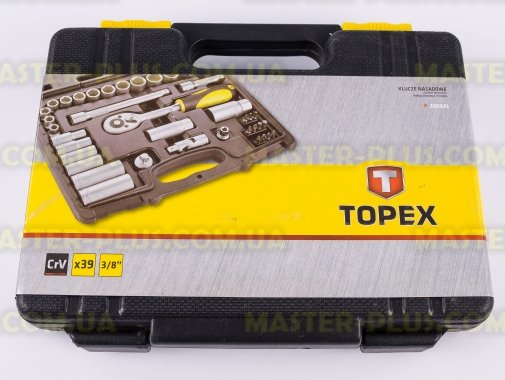 Набор торцевых головок 3/8" 8-22мм, 39шт TOPEX 38D641