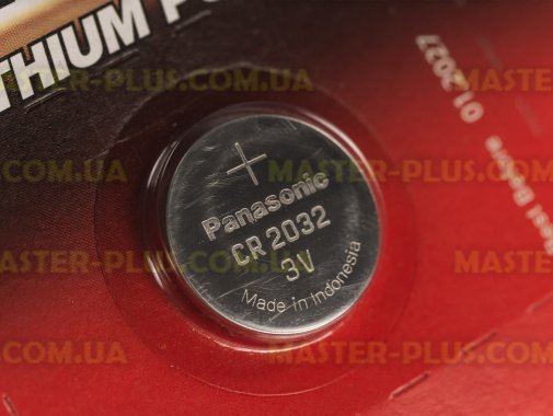 Батарейка Panasonic CR 2032 BLI 6 шт Lithium (CR-2032EL/6B)