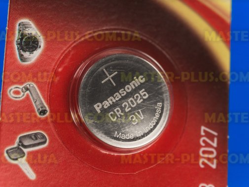 Батарейка Panasonic CR 2025 BLI 1шт Lithium (CR-2025EL/1B)
