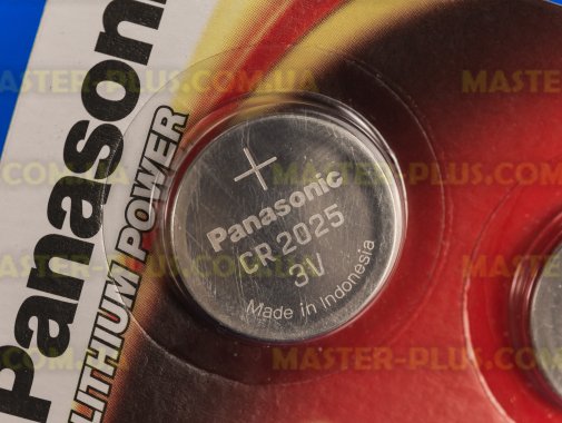 Батарейка Panasonic CR 2025 BLI 2шт Lithium (CR-2025EL/2B)  
