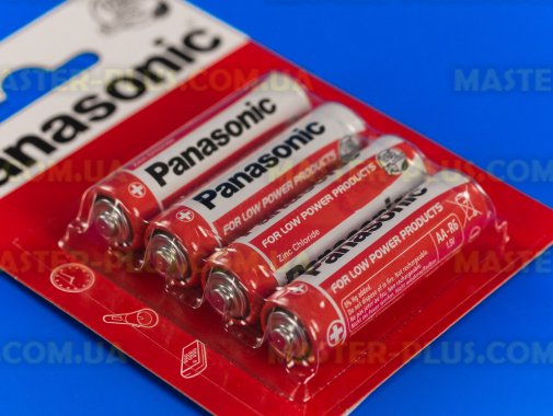 Батарейка Panasonic Red Zinc AA BLI 4 шт Zinc-Carbon (R6REL/4BPR)