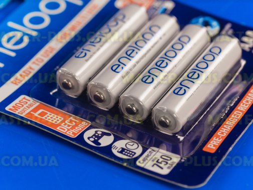 Аккумулятор Panasonic Eneloop Lite AAA 750mAh 4шт Ni-MH (BK-4MCCE/4BE) 