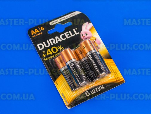 Батарейка Duracell AA (LR6) MN1500 Basic 6шт (5000394107458 / 81485016)