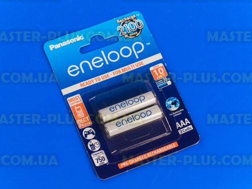 Аккумулятор Panasonic Eneloop AAA 750mAh 2шт Ni-MH (BK-4MCCE/2BE) 