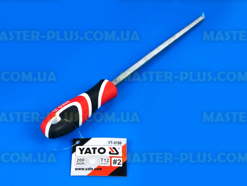 Напильник по металлу квадратный 200мм Yato YT-6186