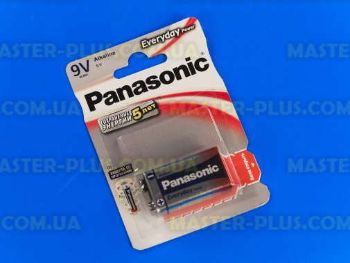 Батарейка Panasonic Everyday Power 6LR61 BLI 1шт Alkaline (6LR61REE/1BR)