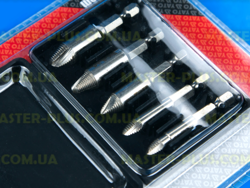 Набір екстракторів для викручування зірваних болтів HEX-1/4&quot; HSS 4241 5 шт YATO YT-06035