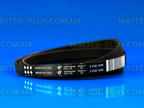 Ремінь 1249 J5 EL «Hutchinson» чорний для пральної машини