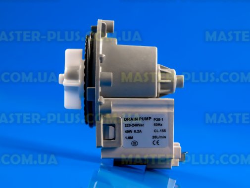 Насос (помпа) 40W на 3 саморізах DRAIN PUMP P25-1 (Китай) для пральної машини